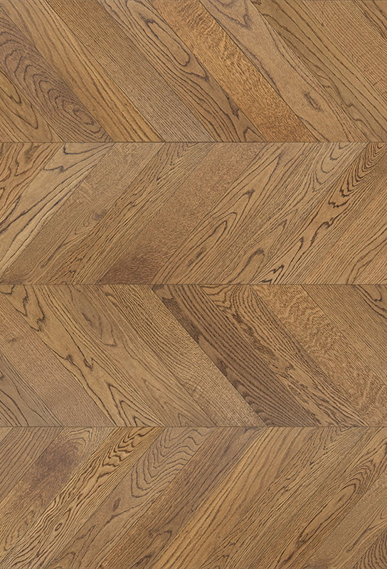 Oirthear na hEorpa brushed Chevron Innealtóireacht Flooring Adhmaid OA002-11